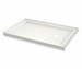 410005-L-501-001 Maax B3Round 59.875 In X 31.875 In X 4 In Rectangular Alcove Shower Base With Left Dra In White - MAX410005L501001