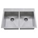 Edgewater&amp;#174; 33 x 22-Inch Stainless Steel 1-Hole Dual Mount Double-Bowl Kitchen Sink - A18DB9332211075