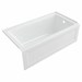 Town Square&amp;#174; S 60 x 32-Inch Integral Apron Bathtub With Right-Hand Outlet - A2544102020