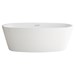 Coastal™ Serin™ 68 x 31-Inch Freestanding Bathtub Center Drain With Integrated Overflow - A2765034020
