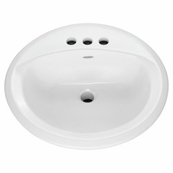 Rondalyn&#174; Drop-In Sink With 4-Inch Centerset ,K2202,K2202WH,K22020,0491019,2202,2202WH,22020,0491019020,220240,K22024WH,ALRWH,ARWH,ALR4WH,AR4WH,ALR4,0491,0491020,0491WH,ASL,ASSRL