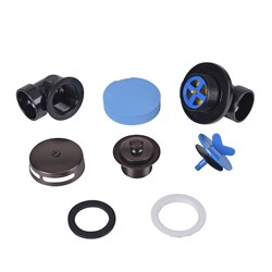 A7325RB Dearborn W &amp; O Dblue Half Kit Schedule 40 Abs Uni-Lift Rubbed Br ,