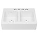 Delancey&amp;#174; 33 x 22-Inch Cast Iron 4-Hole Undermount Double-Bowl Apron Front Kitchen Sink - A77DB33220A308
