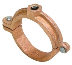 CT138R 1-1/4 in Copper Plated Malleableleable Iron Tubing Clamp ,0560018939,0560018939,0560018939,69029153714,H73125,H73-125