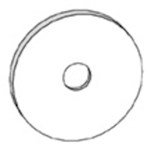 1/2IN Zinc Plated Fender Washer Ps230 ,HGFWD,PS230E,0120050EG,FW12,FWD