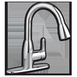 Colony Soft 1 Handle High Arc Pull Down Kitchen Faucet ,