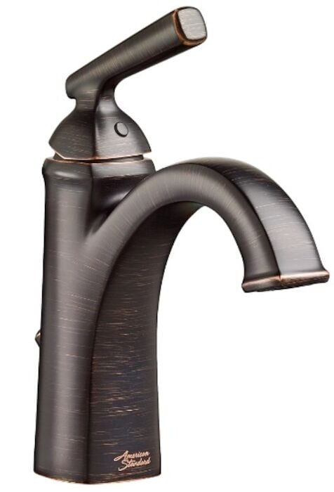 Edgemere Single Handle Monoblock Lavatory Faucet in Legacy Bronze 