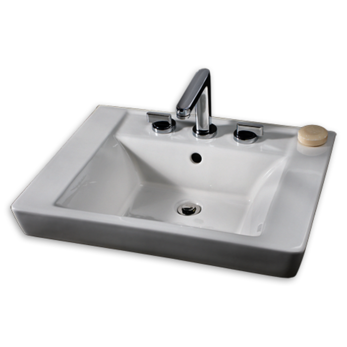 Boulevard Center Hole Only Pedestal Sink Top 