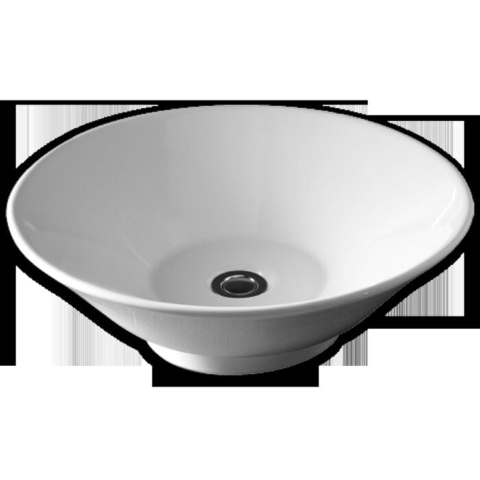 Celerity Above Counter Vessel Sink in White 