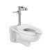Afwall&amp;#174; Millennium&amp;#174; Wall-Hung EverClean&amp;#174; Toilet System With Manual Piston Flush Valve, 1.1 gpf/4.2 Lpf - A2856111020