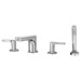 Studio&amp;#174; S  Bathtub Faucet With Lever Handles and Personal Shower for Flash&amp;#174; Rough-In Valve - AT105901002