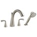 Fluent&amp;#174; Bathtub Faucet With  Lever Handles and Personal Shower for Flash&amp;#174; Rough-In Valve - AT186901295