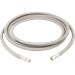 1/4 in. Compression x 1/4 in. Compression x 120 in. Braided Polymer Icemaker/Humidifier Connector - BRAB0120IMP