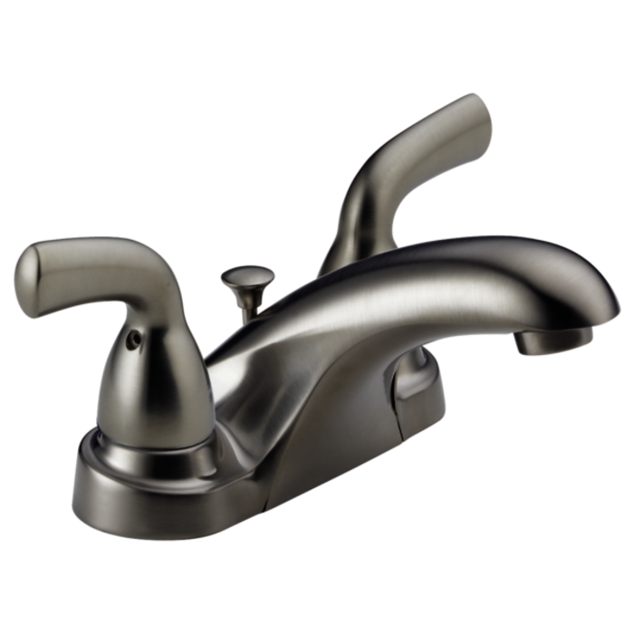 B2510Lf-Ss Foundations Two Handle Centerset Bathroom Faucet 