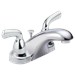 Delta Foundations&amp;#174;: Two Handle Centerset Bathroom Faucet - DELB2510LF