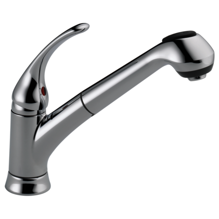 B4310Lf Foundations Single Handle Pull-Out Kitchen Faucet 