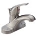 Delta Foundations&amp;#174;: Single Handle Centerset Bathroom Faucet - DELB510LFSS
