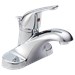 Delta Foundations&amp;#174;: Single Handle Centerset Bathroom Faucet - DELB510LF