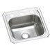 Elkay Celebrity Stainless Steel 15&amp;quot; X 15&amp;quot; X 6-1/8&amp;quot;, 3-Hole Single Bowl Drop-In Bar Sink - ELKBCR153