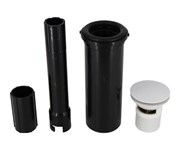 Tub Docking Station – Freestanding Tub Drain Rough-In – Trim Kit with Overflow ,