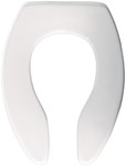 1655CT Bemis Sta-Tite White Plastic Elongated Open Front without Cover Toilet Seat ,10203578,18204156,18200709,18107500,18006106,18005405,04413775,1655CWH,1655WH,T325141265000,1655CT000,1655CT,1655C,18005405,OFS,A5901115020