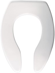 1655CT Bemis Sta-Tite White Plastic Elongated Open Front without Cover Toilet Seat ,10203578,18204156,18200709,18107500,18006106,18005405,04413775,1655CWH,1655WH,T325141265000,1655CT000,1655CT,1655C,18005405,OFS,A5901115020