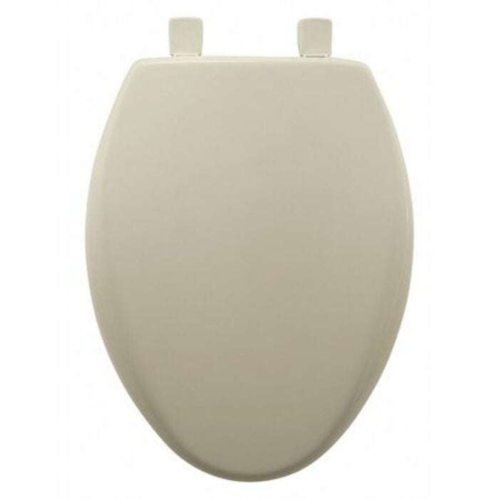 Bone Plastic Elongated Closed Front with Cover Slow Close Toilet Seat Elongated, Seat, Plastic