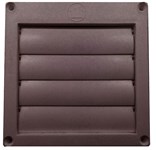 110860 8 in Brown - Flush PML320 Louvered Hood ,722048108608,HS8B,BF53