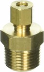 1/2 in. O.D. Compression x 1/4 in. MIP No-lead Brass Compression Male Reducing Adapter Fitting ,