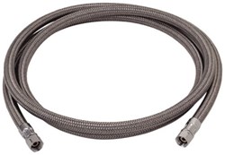 1/4 in. Compression x 1/4 in. Compression x 120 in. Braided Polymer Icemaker/Humidifier Connector ,B0120IM,SSF120
