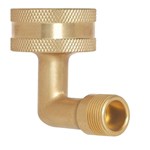 3/4 in. Female Hose Thread Swivel Nut x 3/8 in. O.D. Compression Dishwasher Elbow with Nut, Sleeve and Hose Washer ,HES-6-12WNMX,HES612WNMX,DWL,DWC