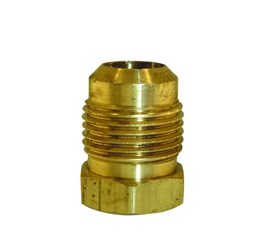 F39-4 1/4 Flare Brass Plug ,F40015,F40-015