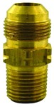 GCA38-12M 3/8 OD Flare x 1/2 MPT Brass Gas Connector Adapter ,F41007