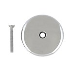 OFP1 1-Hole Overflow Face Plate w/ Screw- Chrome Plated ,4502A,1152,RFPT9-1,T05012,OFP1,25032061,OFP