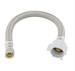 3/8 in. Compression x 7/8 in. Ballcock x 16 in. Length Braided Stainless Steel Toilet Connector - BRAPLS116DLF