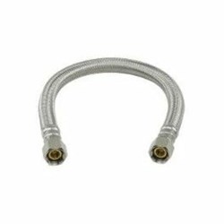 3/8 in. Compression x 3/8 in. Compression x 20 in. Length Braided Stainless Steel Faucet Connector ,39166127139,S04242,SSF20,PLS120KCF