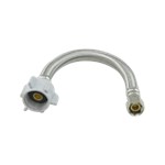3/8 in. Compression x 7/8 in. Ballcock x 9 in. Length Braided Stainless Steel Toilet Connector ,PLS1-9DL F,PLS19DLF,PLS19DL,S04216