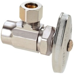 1/2 in. Nom Sweat Inlet x 3/8 in. OD Comp Outlet Multi-Turn Angle Valve ,R19X C,R19X C,R19XC,R19C,R19