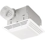 Broan 678 Fan/Light 50 CFM 10-5/8 in X 11-1/8 in X 2 in Grille ,678,76996865,BFL