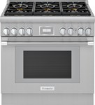 Prg366Wh Thermadore Pro-Harm 36 Gas Range 6 Brnr ,