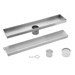 CASP26 Cahaba 26 in Stainless Steel Square Grate Linear Shower Drain - CAHCASP26
