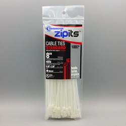 CT10284 Cable Tie 8&quot;, 40 Tensile Strength Lbs ,