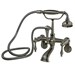 CCLTW31SN Cahaba Classics Traditional Wall-Mounted Tub Filler with Handshower in Satin Nickel - CAHCCLTW31SN