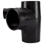 3 NH SANITARY TEE WITH 2 45 LH SO NEW ORLEANS CODE CAST IRON PIPE FITTING ,