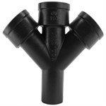 6 SV DOUBLE WYE CAST IRON PIPE FITTING ,61194201406
