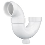 2 DWV P-TRAP WITH SOLVENT WELD JOINT &amp; CLEANOUT PVC PIPE FITTING ,03677,707X,61194203677,WPK,03677