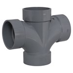 4 CPVC ACID WASTE DOUBLE SANITARY TEE CPVC PIPE FITTING ,