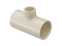 1 1/4 x 1 1/4 x3/4 CTS CPVC FlowGuard Gold&#174; REDUCER TEE CPVC PIPE FITTING ,
