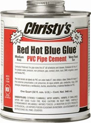 RH-RHBG-HP-24 Christy 1/2 Pint Blue 468 PVC Cement ,RHRHBGHP,55243,RHRHBG,RHBG8