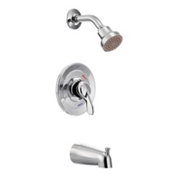 40311CGR Moen Cornerstone Chrome 1 Lever Handle Tub &amp; Shower Faucet 1.75 gpm ,40311CGR,MTSF